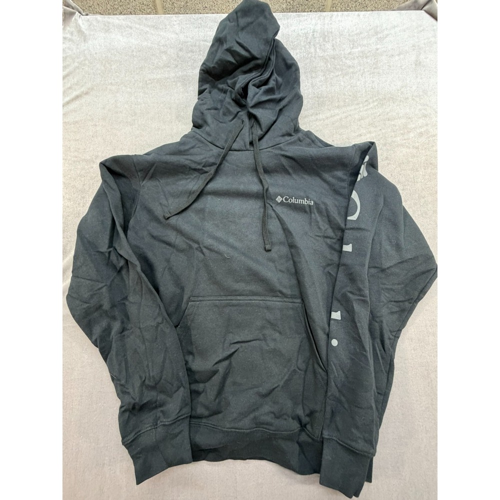 New Columbia Men Viewmont II Graphic hoodie Black Small